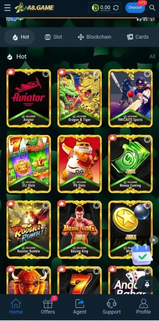 A8 Game