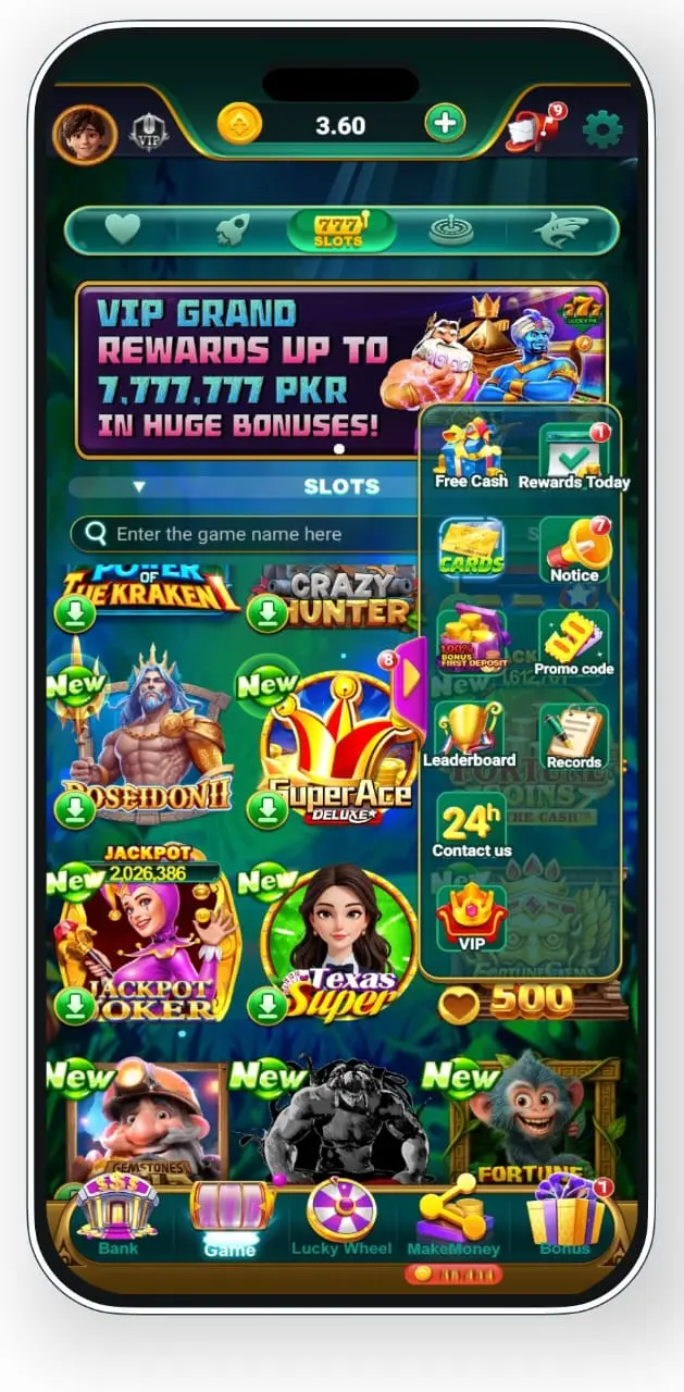 Lucky Pk777 Game APK